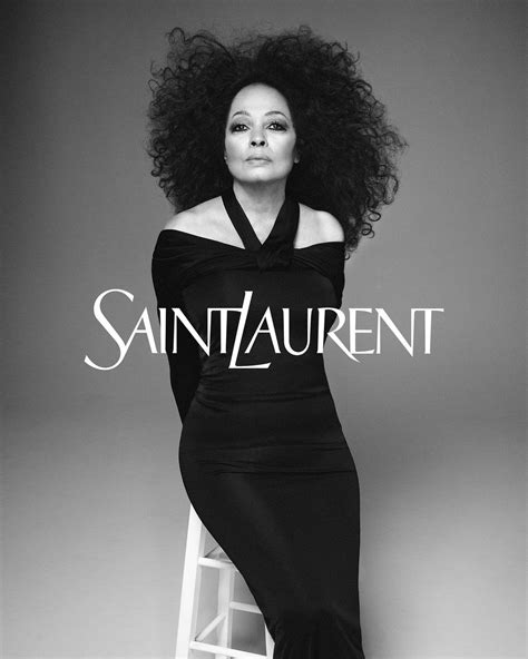 diana ross ysl campaign|Diana Ross st laurent.